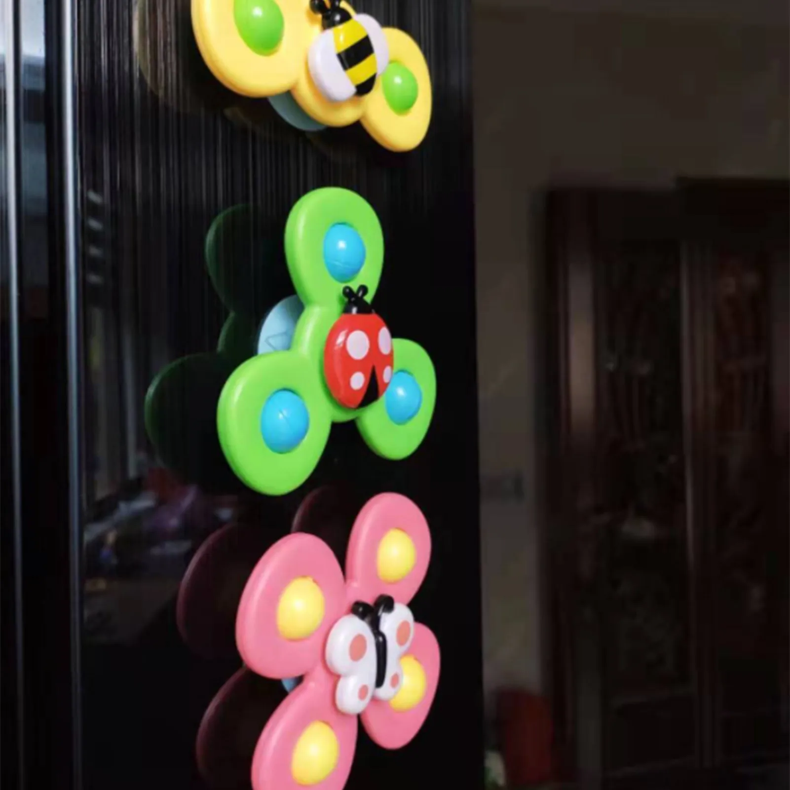 Baby Big Cartoon Insect Flower Spinner Fidget Spinner Top With Sucker Diningtable Toy Bath Toy frugal 
Baby Big Cartoon Insect Flower Spinner Fidget Spinner Top With Sucker Diningtable Toy Bath Toy frugal