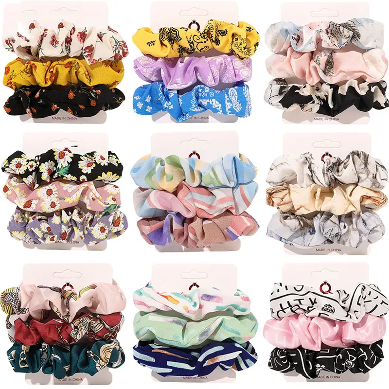 Sweet Scrunchies Elastic Hair Bands Daisy Floral Print Hair Rope Sweet Hair Bands Brand Set 3Pcs/Set Rubber Bands Hair Ties 
Sweet Scrunchies Elastic Hair Bands Daisy Floral Print Hair Rope Sweet Hair Bands Brand Set 3Pcs/Set Rubber Bands Hair Ties