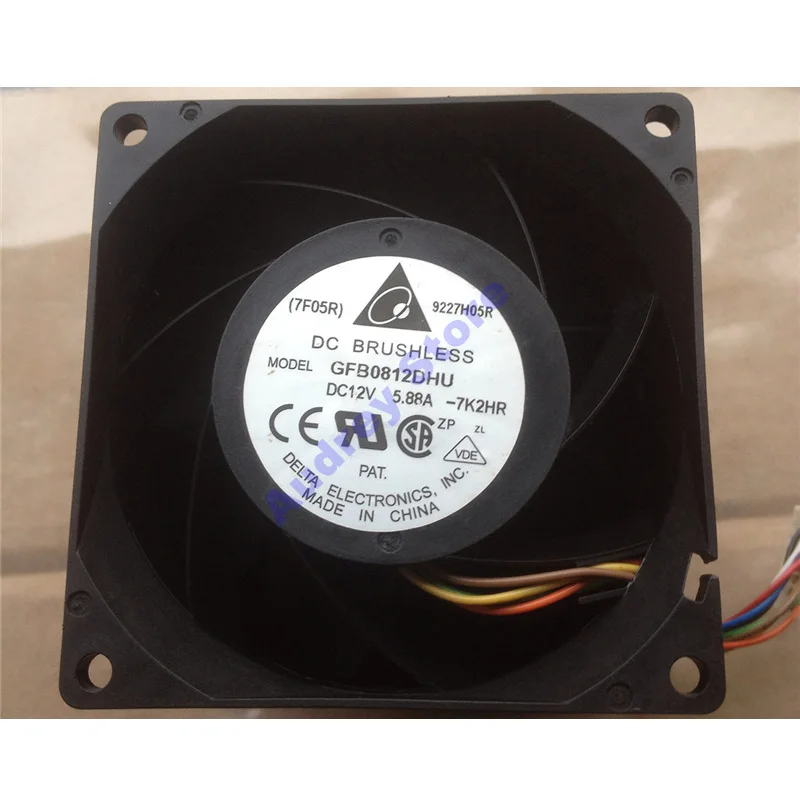 Дельта 8 см 8090 12 В 5.88A 58,8 Вт GFB0812DHU автомобильный усилитель вентилятора 9480 об./мин 144.58CFM двойной шарикоподшипник воздуходувка
Дельта 8 см 8090 12 В 5.88A 58,8 Вт GFB0812DHU автомобильный усилитель вентилятора 9480 об./мин 144.58CFM двойной шарикоподшипник воздуходувка