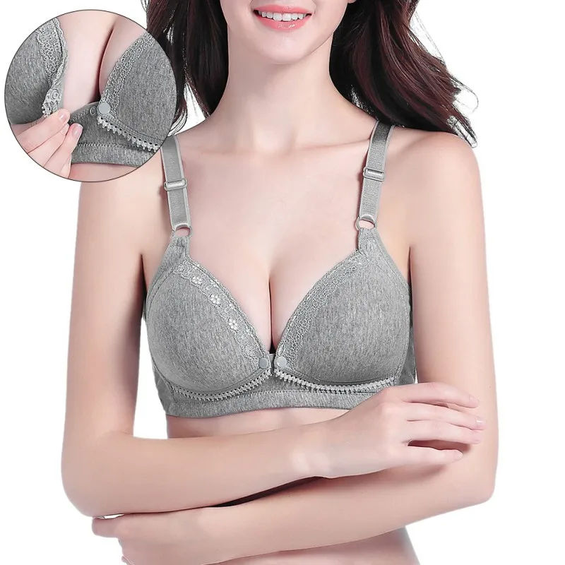 Comfortable Cotton Pregnant Women Underwear Maternity Nursing Bra Breastfeeding Bra Front-Close Bralette
Comfortable Cotton Pregnant Women Underwear Maternity Nursing Bra Breastfeeding Bra Front-Close Bralette