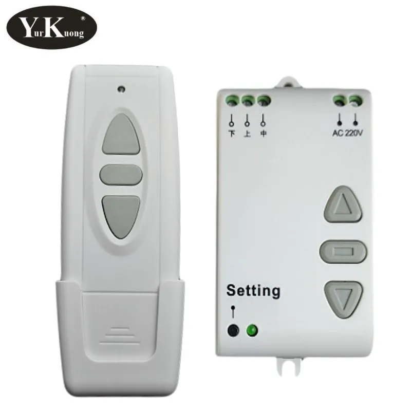 AC 220V motor remote switch controller Projection screen Motor Wireless Switch 433 UP Down Stop Forwards Reverse Stop Learning C
AC 220V motor remote switch controller Projection screen Motor Wireless Switch 433 UP Down Stop Forwards Reverse Stop Learning C