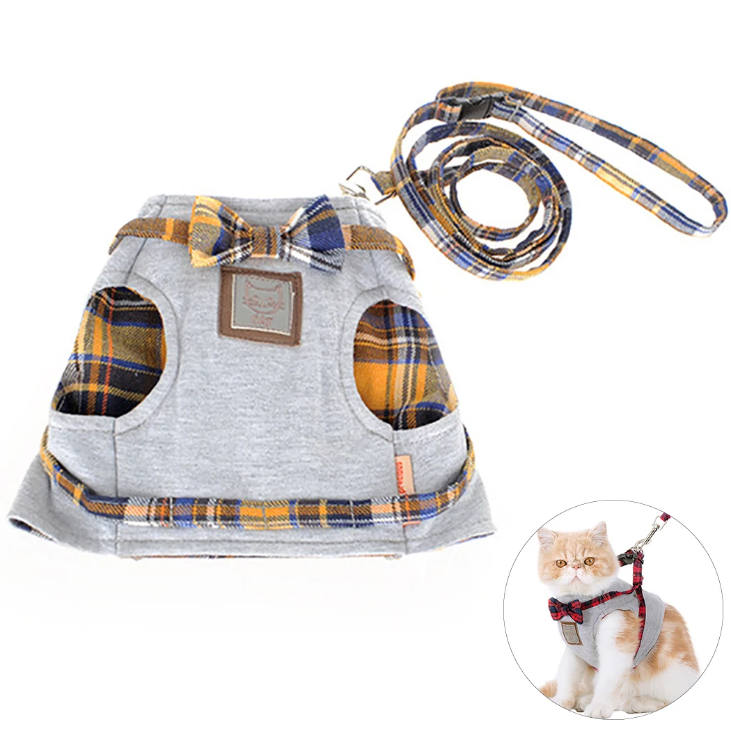 Personalized Cat Harness NO PULL Reflective Breathable Adjustable Pet Harness For Small large Cat Harness Vest With Custom patch
Personalized Cat Harness NO PULL Reflective Breathable Adjustable Pet Harness For Small large Cat Harness Vest With Custom patch
