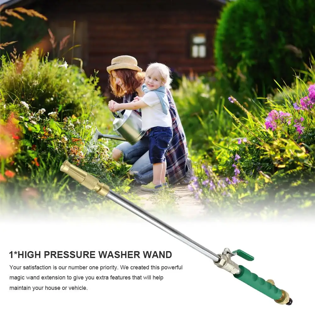 High Pressure Washer Spray Nozzle Wand Extendable Water Gun Jet Sprayer Wand With Nozzle Brush For Washing Car Glass Windows
High Pressure Washer Spray Nozzle Wand Extendable Water Gun Jet Sprayer Wand With Nozzle Brush For Washing Car Glass Windows