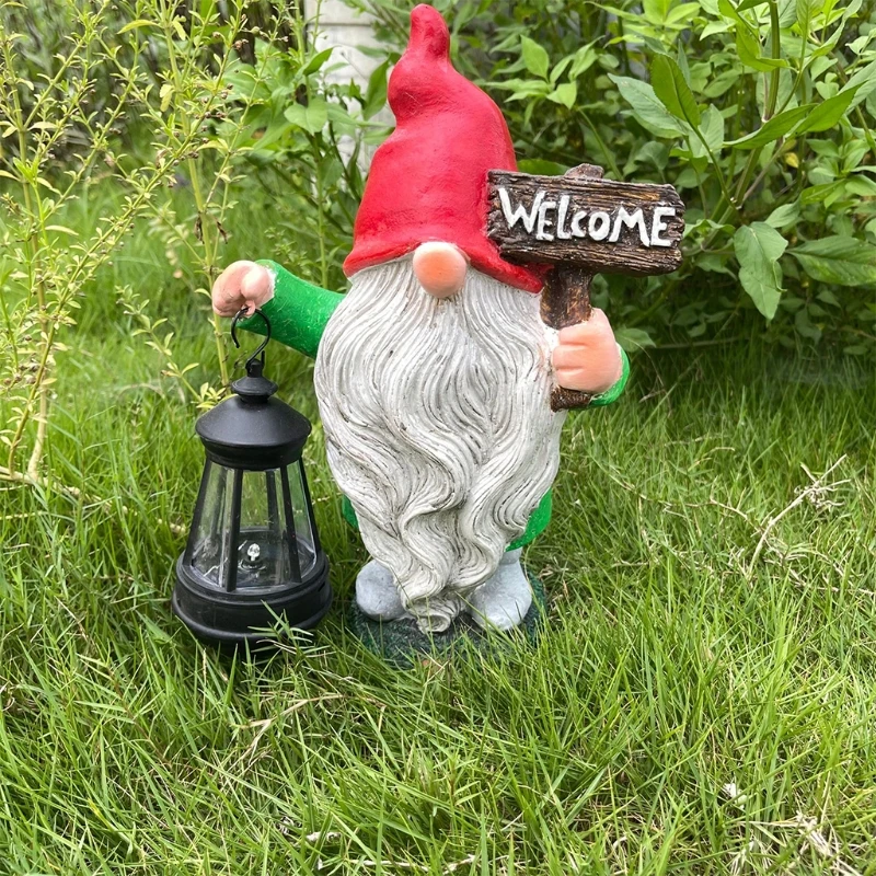 Solar Glowing Garden Gnome Statue Garden Ornament Lighted Sculpture Cute Cartoon Decoration Gardening Outdoor Decor
Solar Glowing Garden Gnome Statue Garden Ornament Lighted Sculpture Cute Cartoon Decoration Gardening Outdoor Decor