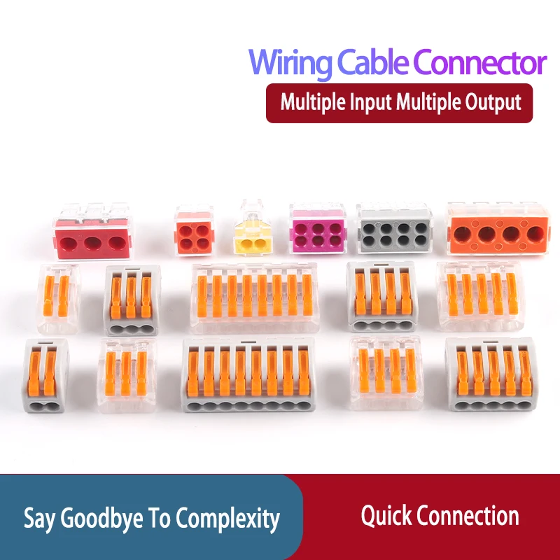 1/5/10PCS Mini Universal Quick Wire Connector LED Light Compact Wiring Conector Connect Terminal Block Electrical Terminal Block
1/5/10PCS Mini Universal Quick Wire Connector LED Light Compact Wiring Conector Connect Terminal Block Electrical Terminal Block