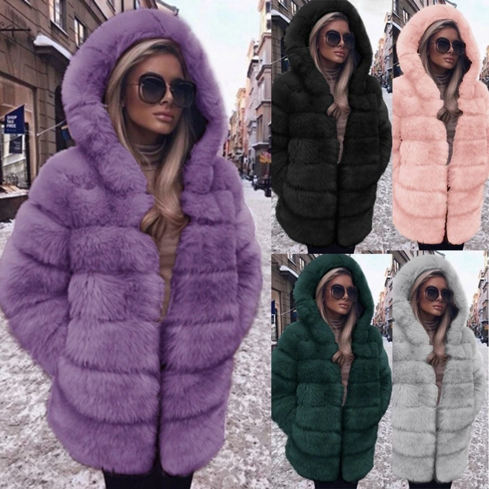 Lugentolo Plus Size Faux Fur Coat Women Thick and Warm 2020 Winter Fashion Fur Trim Hood Wide-waisted Loose Teddy Coat
Lugentolo Plus Size Faux Fur Coat Women Thick and Warm 2020 Winter Fashion Fur Trim Hood Wide-waisted Loose Teddy Coat