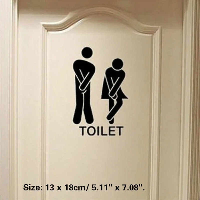1PCS Toilet Door Stick Man/Women Wall Stickers Vinyl Decals Decoration Sign Art Fashion Decor
1PCS Toilet Door Stick Man/Women Wall Stickers Vinyl Decals Decoration Sign Art Fashion Decor