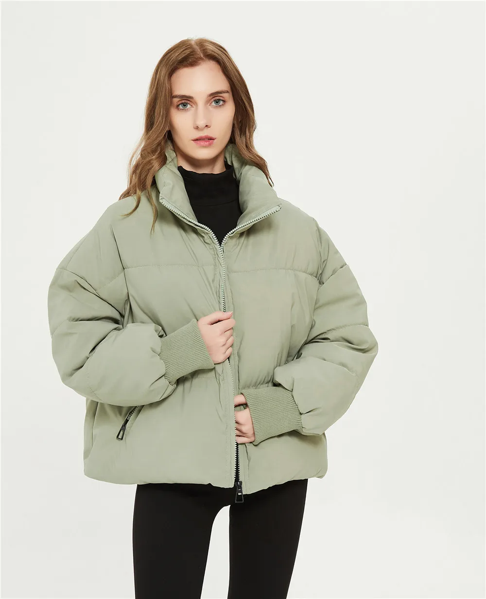Winter Padded Coat Women's Parker Jacket Stand Collar Thick Warm Oversize Outwear Women Fashion Women Zipper Pocket
Winter Padded Coat Women's Parker Jacket Stand Collar Thick Warm Oversize Outwear Women Fashion Women Zipper Pocket