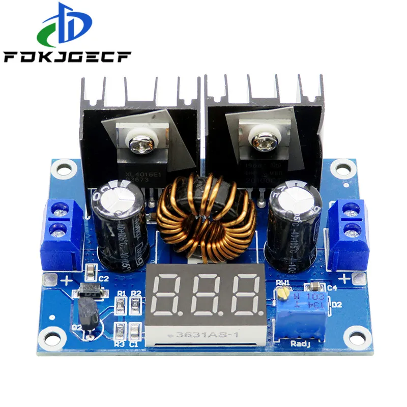 XH-M401 XL4016E1 регулятор напряжения Цифровой PWM Регулируемый DC-DC понижающий