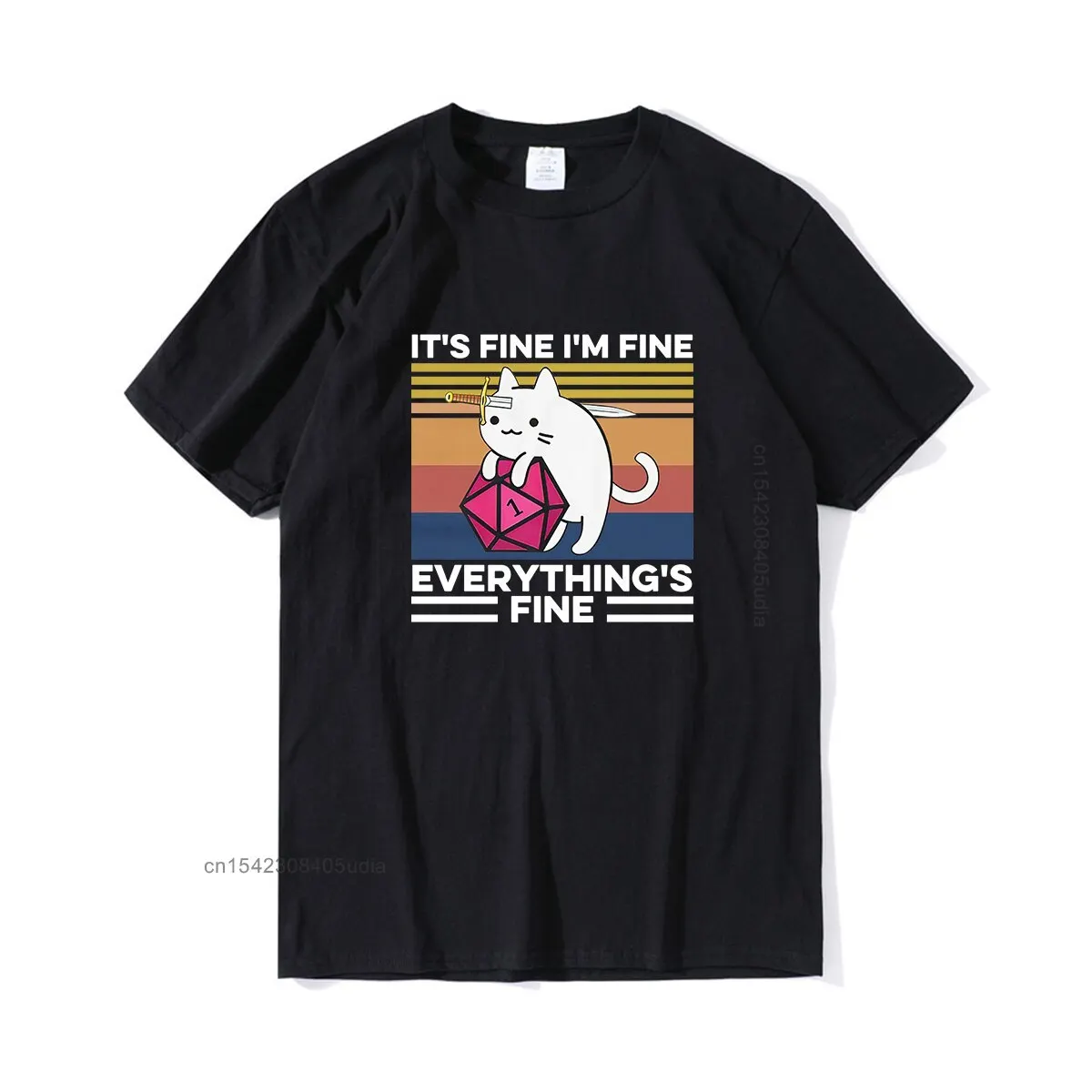 Pure Cotton Men's Tshirts It's Fine I'm Fine Everything Is Fine Cat With Knife Funny Tee Shirt Harajuku Men Oversized Top Tee
Pure Cotton Men's Tshirts It's Fine I'm Fine Everything Is Fine Cat With Knife Funny Tee Shirt Harajuku Men Oversized Top Tee