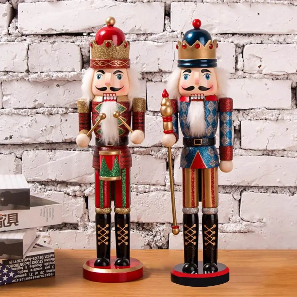 38cm Nutcracker Soldier Ornaments Christmas Hand Painted Wooden Nutcracker King Drummer Solider Figurine Puppet Doll Toy Gifts
38cm Nutcracker Soldier Ornaments Christmas Hand Painted Wooden Nutcracker King Drummer Solider Figurine Puppet Doll Toy Gifts