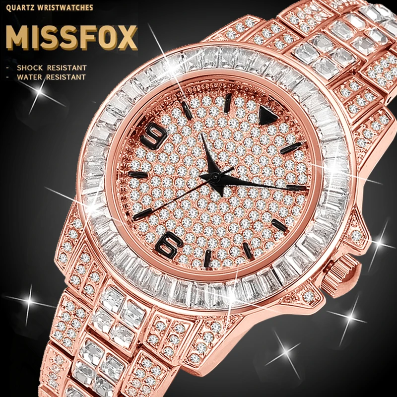 Мужские часы MISSFOX, багет Dimaond, украшенные розовым золотом, мужские часы с арабским Explorer Gmt, роскошные мужские наручные часы, Лидер продаж в ...
Мужские часы MISSFOX, багет Dimaond, украшенные розовым золотом, мужские часы с арабским Explorer Gmt, роскошные мужские наручные часы, Лидер продаж в ...