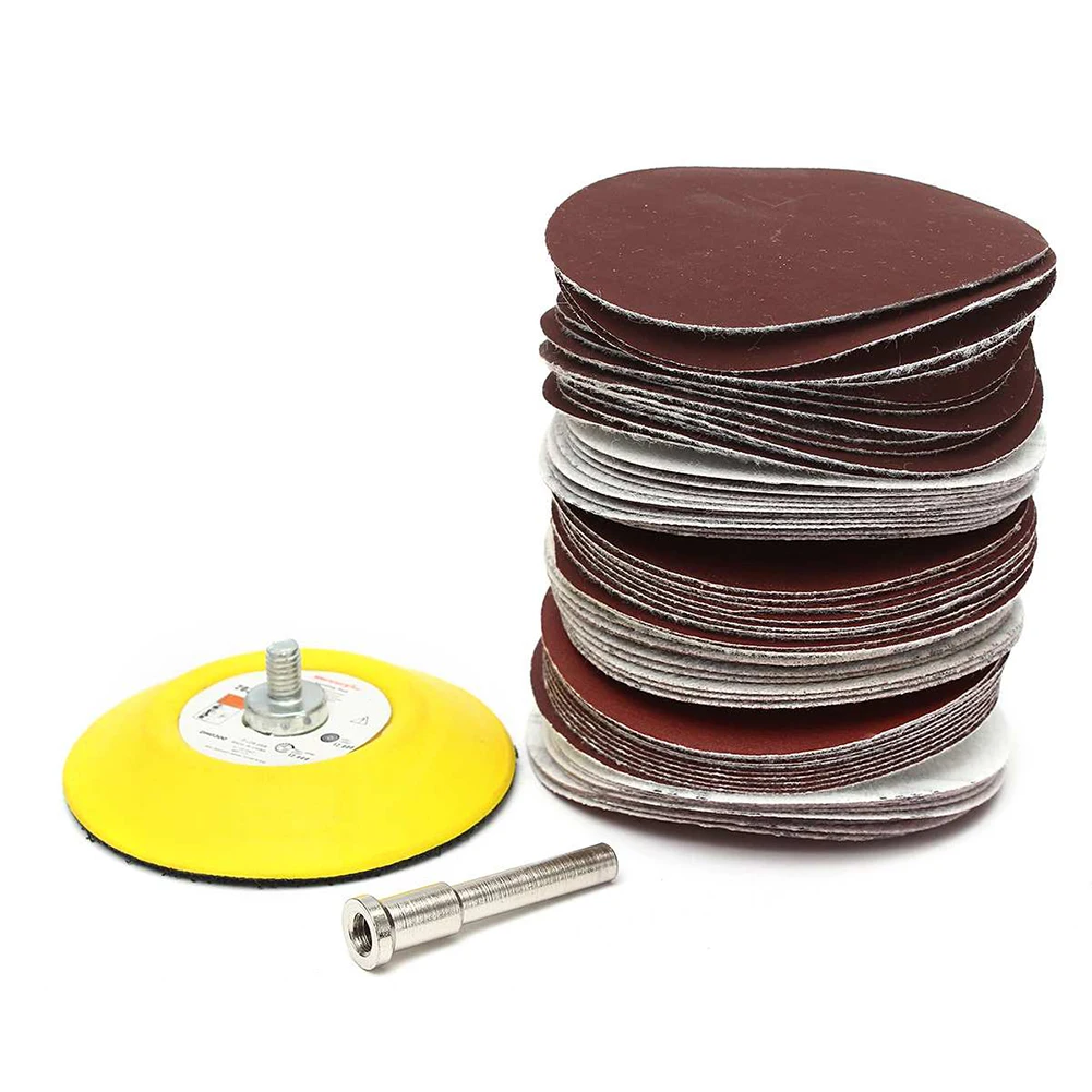 60Pcs Sandpaper 100-2000 Grit 3 Inch Sanding Disc Set 75mm+Loop Sanding Pad With Backer Plate + 1/4" Shank For Polishing Tools
60Pcs Sandpaper 100-2000 Grit 3 Inch Sanding Disc Set 75mm+Loop Sanding Pad With Backer Plate + 1/4" Shank For Polishing Tools