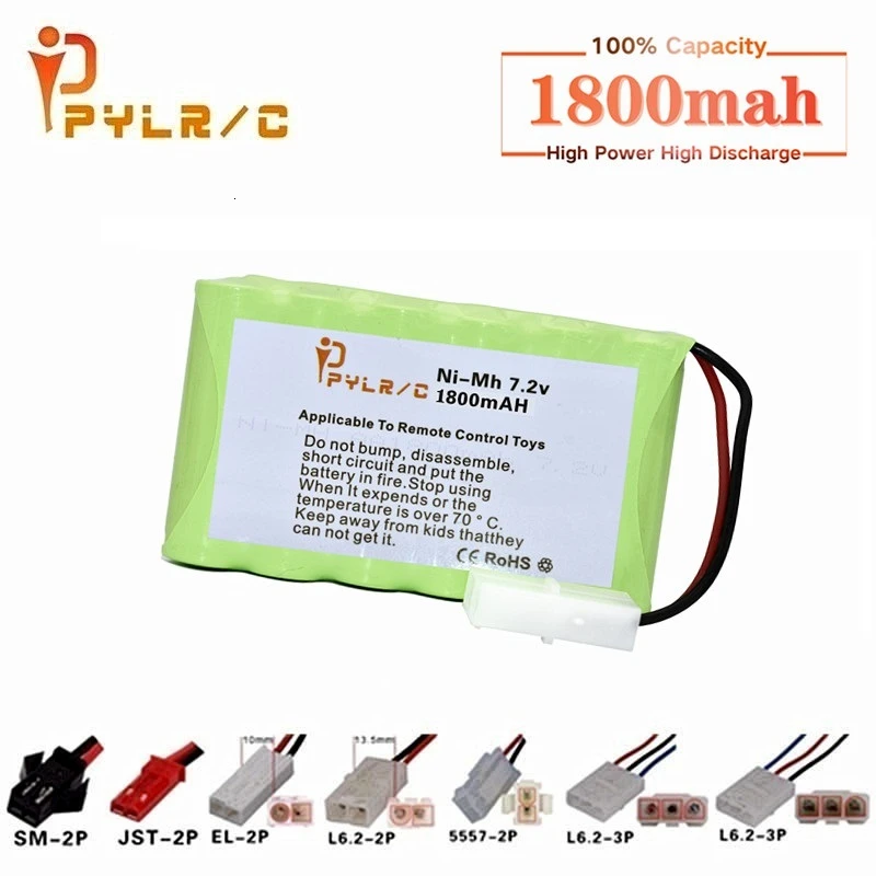7.2v Rechargeable Battery For Rc toys Cars Tanks Robots Gun Boat With Tamiya Plug NiMH Battery AA 7.2v 1800mAh Battery Pack 1Pcs
7.2v Rechargeable Battery For Rc toys Cars Tanks Robots Gun Boat With Tamiya Plug NiMH Battery AA 7.2v 1800mAh Battery Pack 1Pcs
