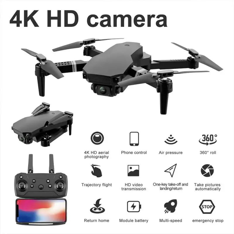 S70 Professional Drone 4K HD Dual Camera WiFi 1080p Long Battery Life Foldable Height Keeping Real-time Transmission Dropship
S70 Professional Drone 4K HD Dual Camera WiFi 1080p Long Battery Life Foldable Height Keeping Real-time Transmission Dropship