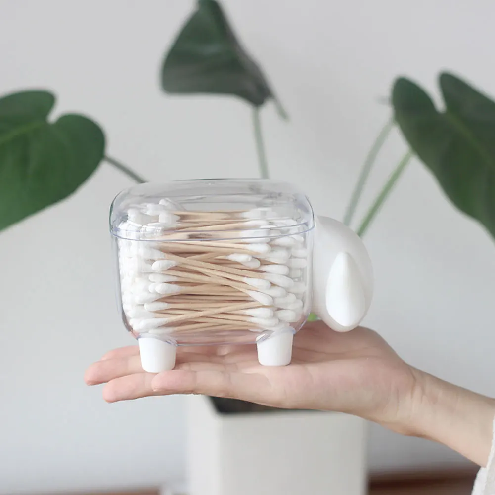Cotton Swab Box Storage Plastic Desktop Small Sheep-shaped Storage Box Clip Swab Toothpick For Home Accessories
Cotton Swab Box Storage Plastic Desktop Small Sheep-shaped Storage Box Clip Swab Toothpick For Home Accessories