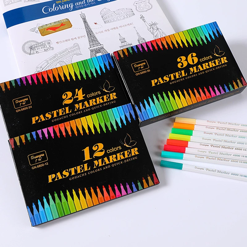 12/24 Colors Acrylic Pen Acrylic Marker Pens Paint Stone Card Making Metal and Ceramics Art Stone,Card Making, Fabric Ceramics 
12/24 Colors Acrylic Pen Acrylic Marker Pens Paint Stone Card Making Metal and Ceramics Art Stone,Card Making, Fabric Ceramics