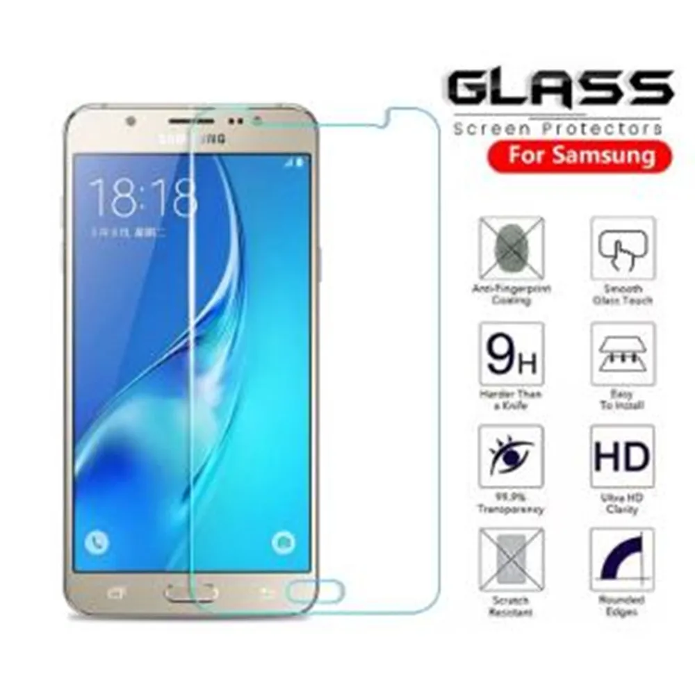 

9H Tempered Glass On For Samsung Galaxy C7 C9 Pro C8 Screen Protector For Samsung Galaxy S5 S6 S7 X cover Xcover 4 4S Glass Film