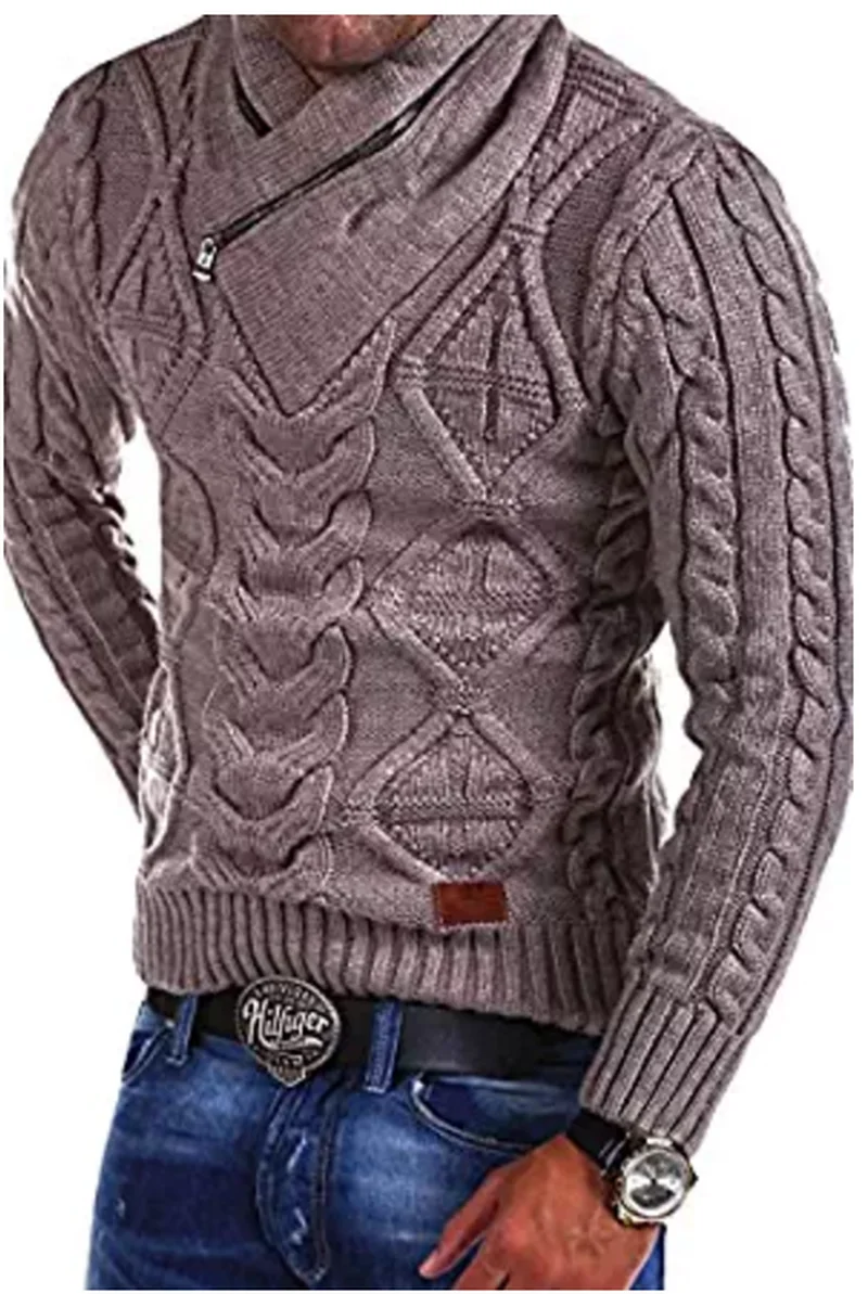 ZOGAA Autumn Winter Men Sweater Zipper Long Sleeve V Neck Warm Knitted Pullover Men Casual Slim Fit Sweaters Knitwear Plus Size
ZOGAA Autumn Winter Men Sweater Zipper Long Sleeve V Neck Warm Knitted Pullover Men Casual Slim Fit Sweaters Knitwear Plus Size