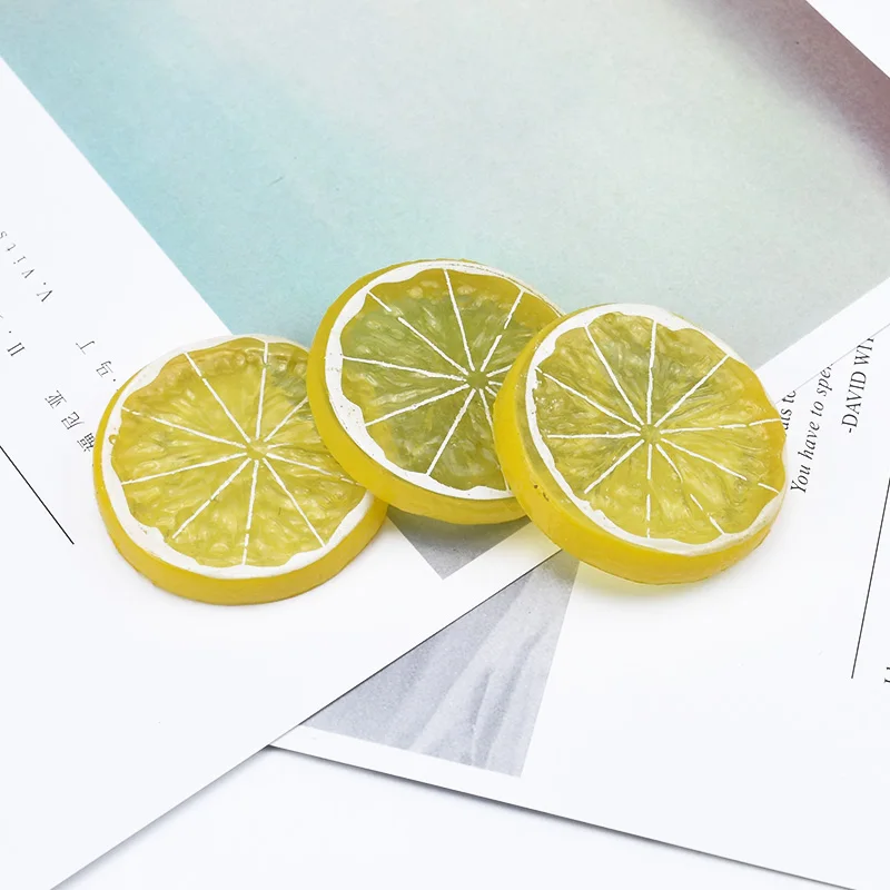 Пластиковые ломтики лимона TTCY, 2/5/10 шт. 
Пластиковые ломтики лимона TTCY, 2/5/10 шт.