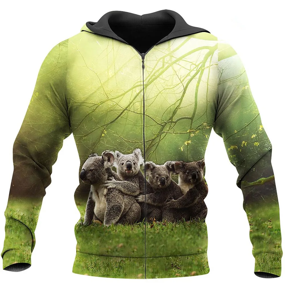 Lovely Koala 3D All Over Printed Men Zip Hoodie Unisex Sweatshirts Autumn Winter Fashion Jacket
Lovely Koala 3D All Over Printed Men Zip Hoodie Unisex Sweatshirts Autumn Winter Fashion Jacket