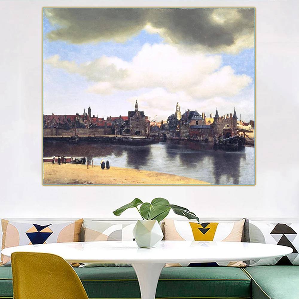 View of Delft, 1661 by an open window by Johannes Vermeer Canvas Oil Painting Artwork Poster Picture Wall Decor Home Decoration
View of Delft, 1661 by an open window by Johannes Vermeer Canvas Oil Painting Artwork Poster Picture Wall Decor Home Decoration