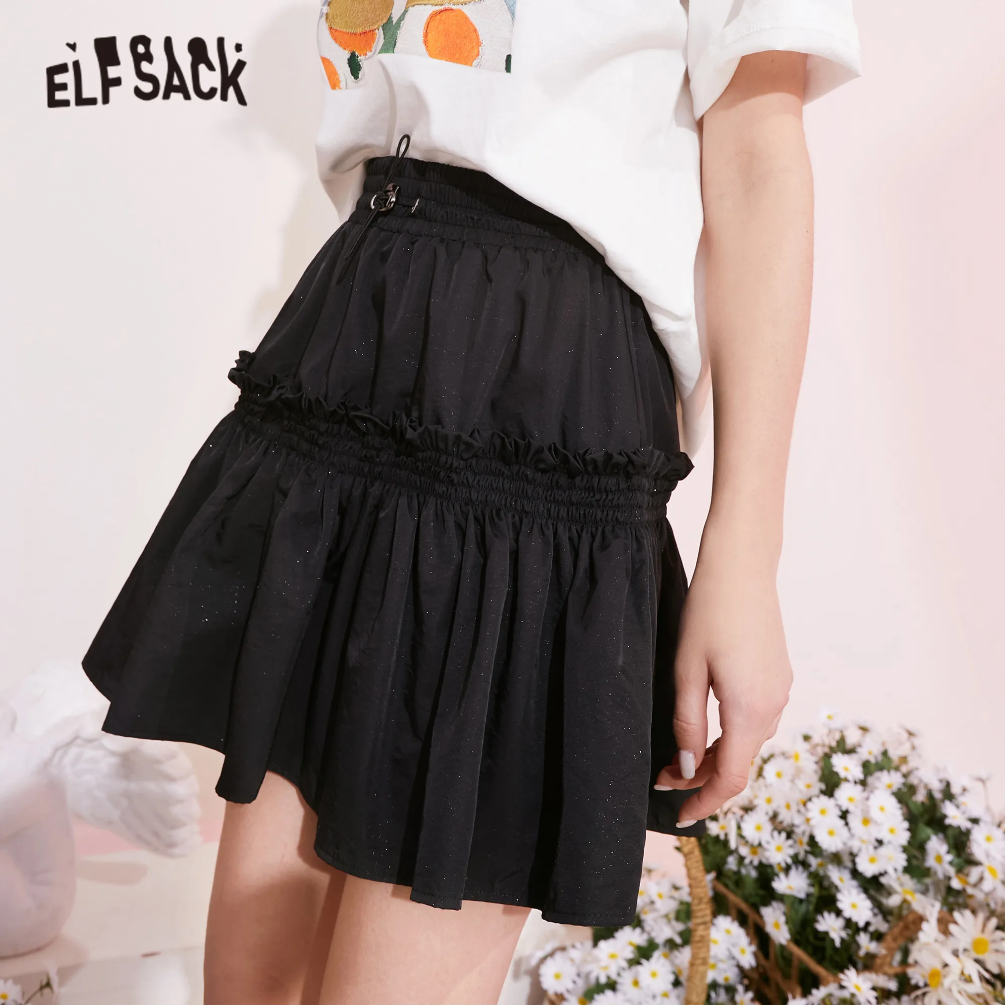 ELFSACK Solid Pure High Waist Casual Women Mini Skirts,2021 Summer Vintage Sexy Ladies Daily Multi-Layered Ruffle Bottom
ELFSACK Solid Pure High Waist Casual Women Mini Skirts,2021 Summer Vintage Sexy Ladies Daily Multi-Layered Ruffle Bottom