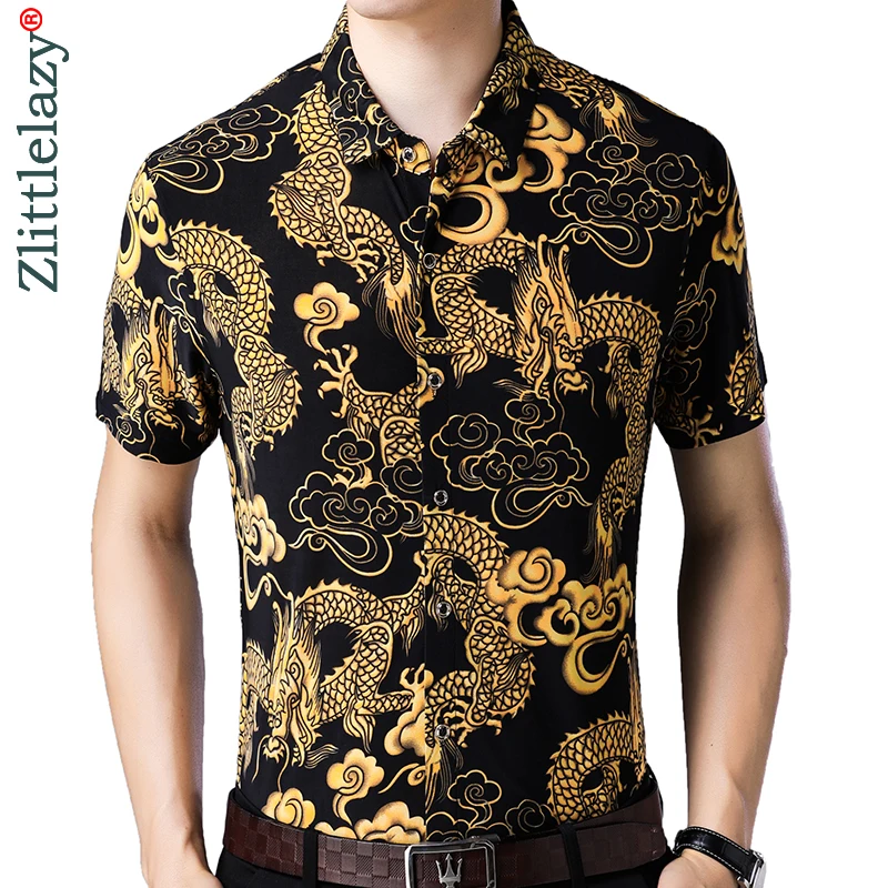 2022 Short Sleeve Men Social Shirt Summer Streetwear Casual Hawaiian Floral Shirts Dress Mens Slim Regular Clothes Fashions 4563
2022 Short Sleeve Men Social Shirt Summer Streetwear Casual Hawaiian Floral Shirts Dress Mens Slim Regular Clothes Fashions 4563