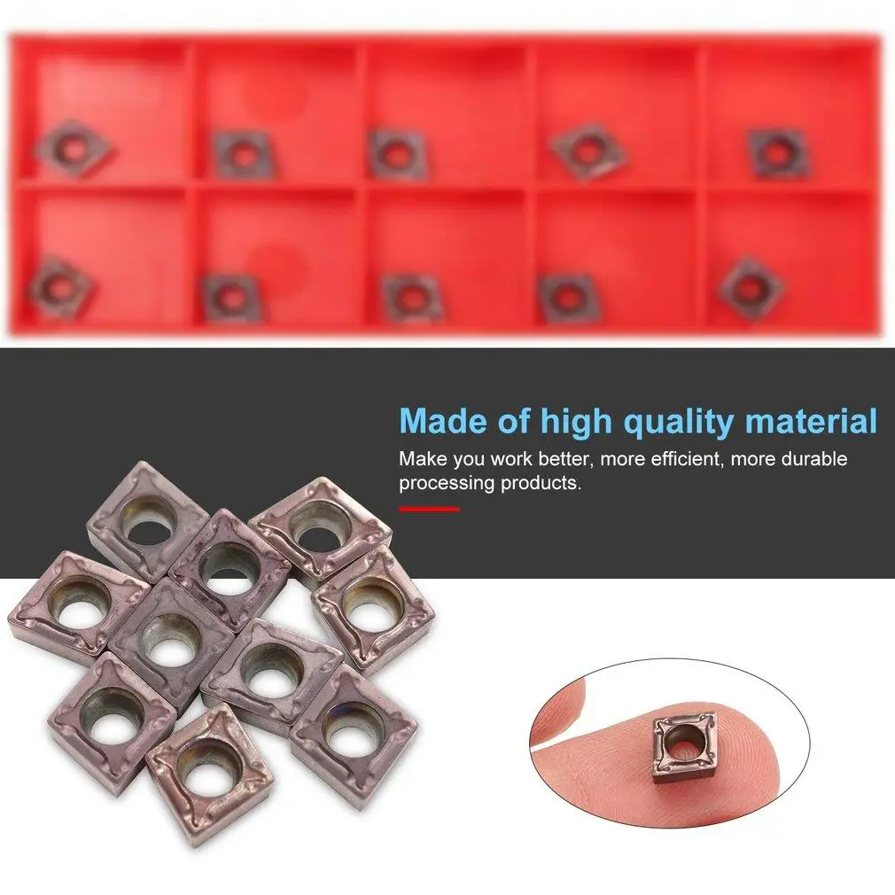 10Pcs CCMT060204 UE6020 Carbide inserts Cutting Tool CNC Tools Lathe tools Lathe Cutter Blades Internal Turning Tools
10Pcs CCMT060204 UE6020 Carbide inserts Cutting Tool CNC Tools Lathe tools Lathe Cutter Blades Internal Turning Tools