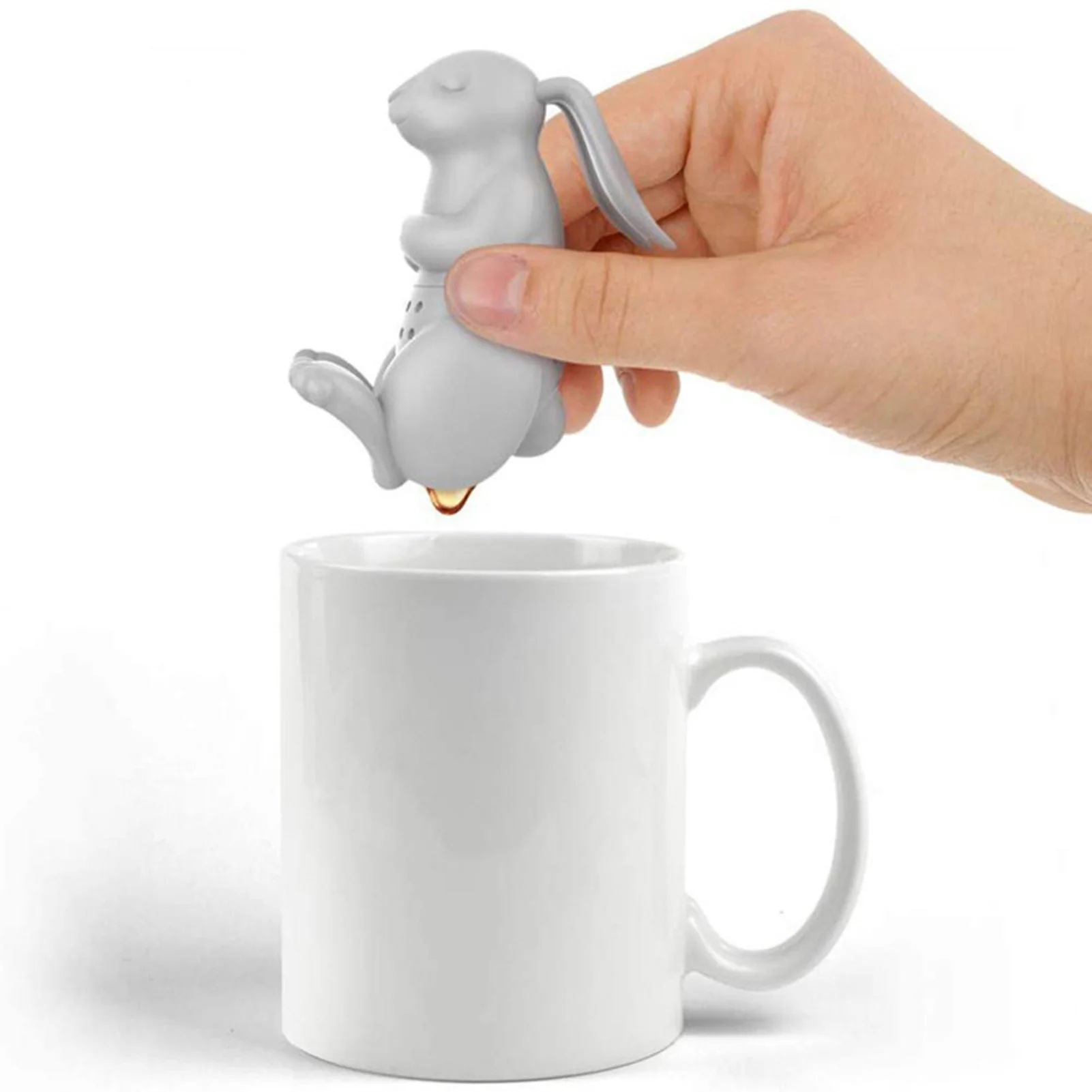 Silicone Rabbit-shaped Tea Tea Maker Cute Rabbit Silicone Tea Maker Bunny Tea Infuser Filter Strainer
Silicone Rabbit-shaped Tea Tea Maker Cute Rabbit Silicone Tea Maker Bunny Tea Infuser Filter Strainer