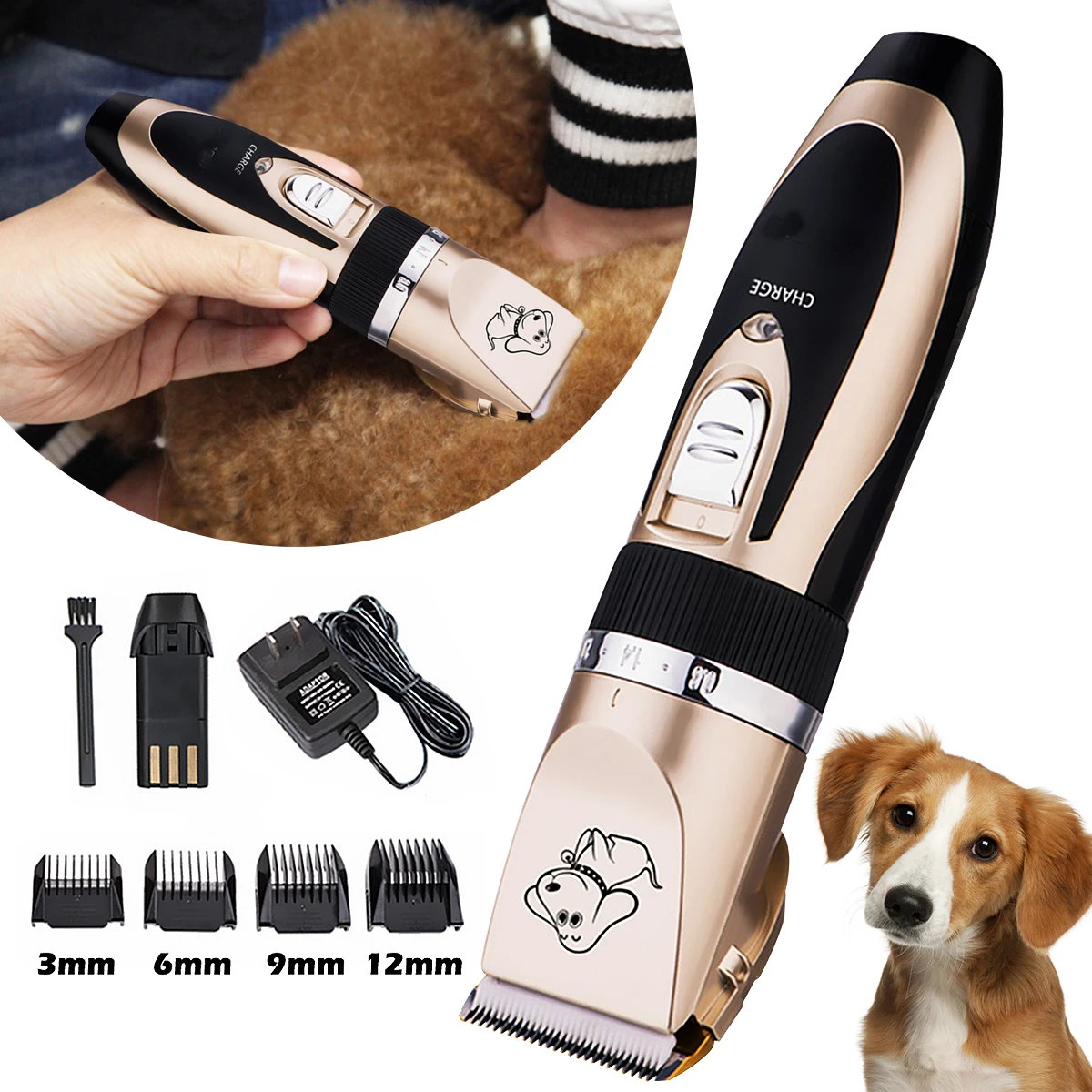 Professional Low-noise Pet Hair Trimmer Clipper Remover Cutter Dog Grooming Cat Dog Hair Trimmer Electrical Pets Haircut Machine
Professional Low-noise Pet Hair Trimmer Clipper Remover Cutter Dog Grooming Cat Dog Hair Trimmer Electrical Pets Haircut Machine