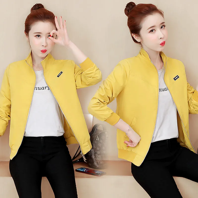 2020 Autumn New Windbreak Women Jacket Long Sleeve Casual Coat Female Basic Jackets Fahion Short Coats Outerwear Plus Size P663
2020 Autumn New Windbreak Women Jacket Long Sleeve Casual Coat Female Basic Jackets Fahion Short Coats Outerwear Plus Size P663