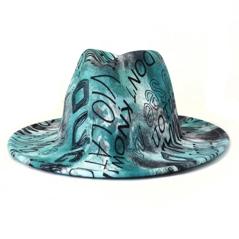 Unisex Fedoras Handpainted Panama Hat Jazz Top Hat Performance Cap Lady Head Decoration Letter Fedora Hat Tie Dyed Hat
Unisex Fedoras Handpainted Panama Hat Jazz Top Hat Performance Cap Lady Head Decoration Letter Fedora Hat Tie Dyed Hat