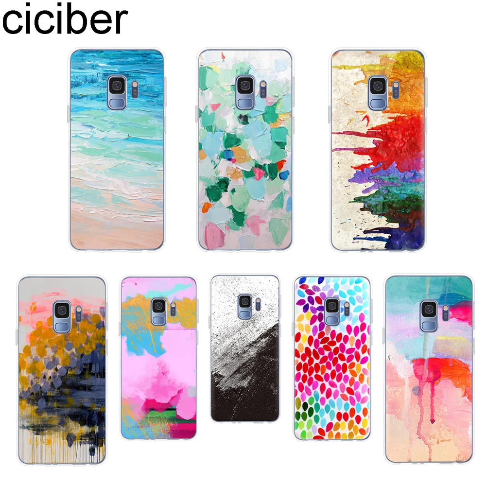 Ciciber цветной чехол для телефона Samsung Galaxy S9 S8 S5 S7 S6 S10 + S10e Lite Plus Edge mini мягкий ТПУ