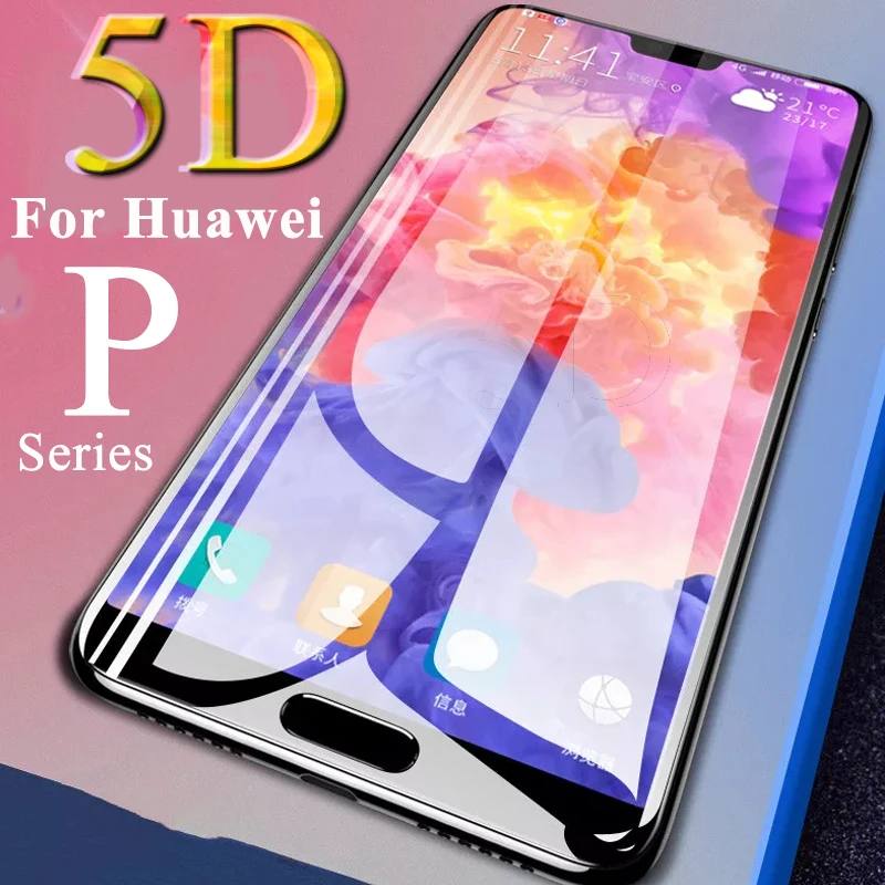 5D Защитное стекло для Huawei p 20 lite pro smart закаленное p20 light p20pro p20lite psmart on huavei защита