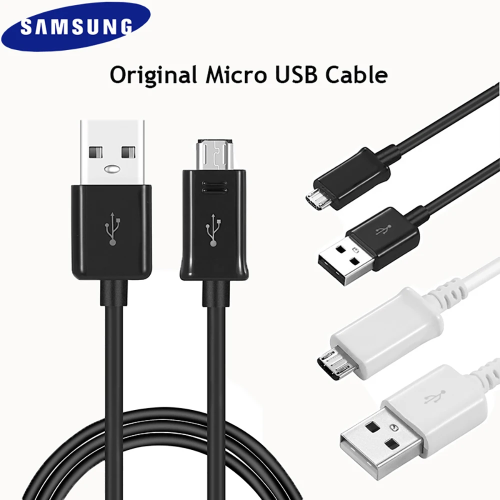 Original Samsung Fast Charger Micro USB Cable 1/1.2/1.5M 2A Data Line For Galaxy S6 S7 Edge Note 4 5 J4 J6 J5 A3 A7 A5(2016)
Original Samsung Fast Charger Micro USB Cable 1/1.2/1.5M 2A Data Line For Galaxy S6 S7 Edge Note 4 5 J4 J6 J5 A3 A7 A5(2016)