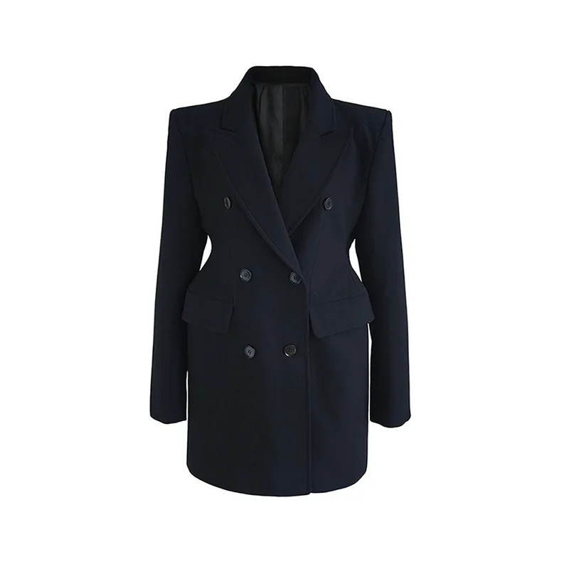 Black casual suit jacket women's autumn 2020 new Korean British style waist French top
Black casual suit jacket women's autumn 2020 new Korean British style waist French top
