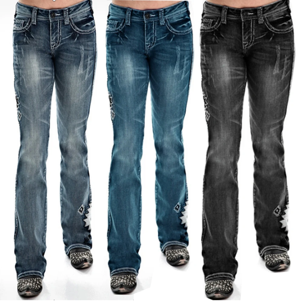 Women's Jeans Cross Border Exclusive Straight Leg High Waist Casual Boyfriend Full Length Trousers Embroidered Slim Women Denim
Women's Jeans Cross Border Exclusive Straight Leg High Waist Casual Boyfriend Full Length Trousers Embroidered Slim Women Denim