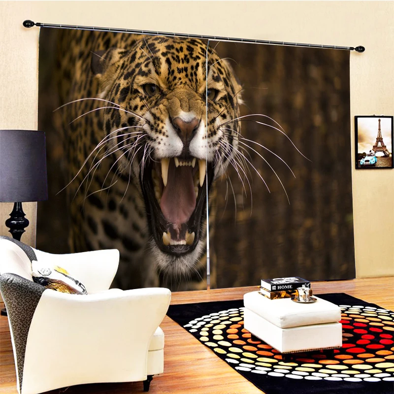 3D Curtain Printing Blockout Polyester Photo Drapes Fabric brown tiger curtains 3D Blackout Curtains For Living room
3D Curtain Printing Blockout Polyester Photo Drapes Fabric brown tiger curtains 3D Blackout Curtains For Living room