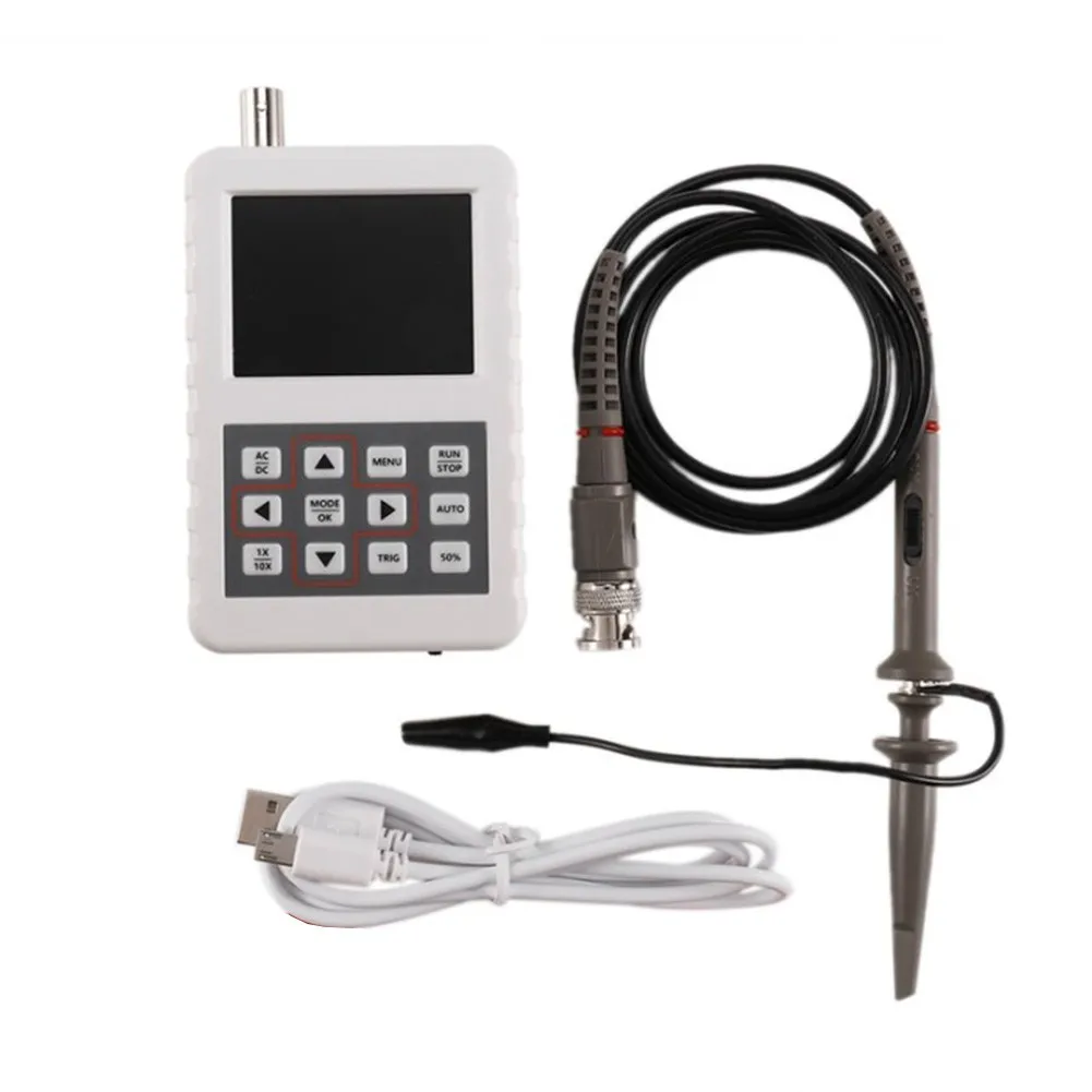 Portable DSO FNIRSI PRO Digital Oscilloscope 5MHz 20MSps Bandwidth Sampling Rate Handheld Mini P6100 Probe USB Cable Tester
Portable DSO FNIRSI PRO Digital Oscilloscope 5MHz 20MSps Bandwidth Sampling Rate Handheld Mini P6100 Probe USB Cable Tester
