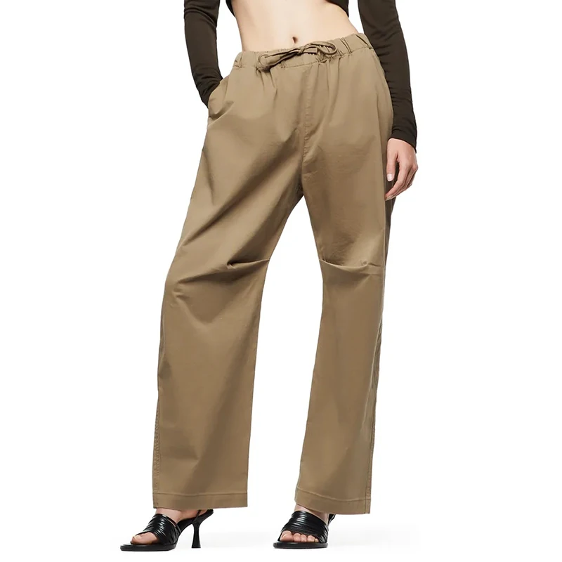 WXWT Za Women Khaki Pants Trousers Back Pocket Vintage Style Strethy Waist Ladies Straight Pants Pantalon LY9607
WXWT Za Women Khaki Pants Trousers Back Pocket Vintage Style Strethy Waist Ladies Straight Pants Pantalon LY9607