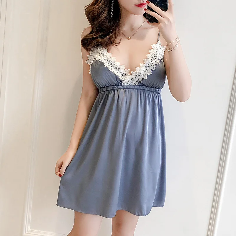 2020 New Sexy Pajamas Women Thin Adult Underwear With Chest Pad Suspenders Nightdress Sexy Short Skirt
2020 New Sexy Pajamas Women Thin Adult Underwear With Chest Pad Suspenders Nightdress Sexy Short Skirt