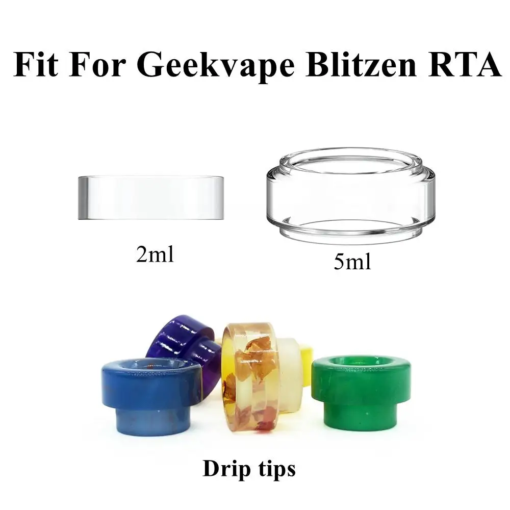 Запасной стеклянный резервуар HXJVAPE для Geek Vape Geekvape Blitzen RTA дрип-тип RDA 2 мл 5 |