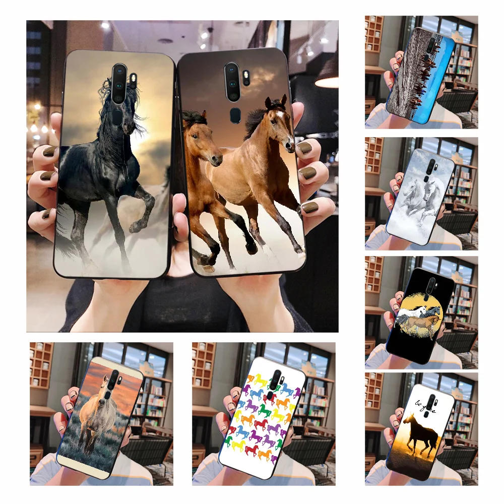 Мягкий силиконовый черный чехол NBDRUICAI для Oppo A5 A9 2020 A11x A71 A73S A1K A83 | Мобильные