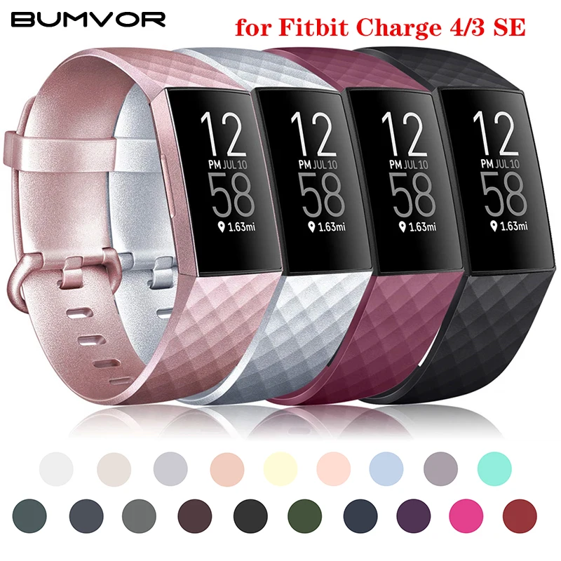 Bracelet for Fitbit Charge 3 SE band Replacement watchband Charge4/3SE Smart Watch Sport Silicone strap Fitbit Charge 4 band
Bracelet for Fitbit Charge 3 SE band Replacement watchband Charge4/3SE Smart Watch Sport Silicone strap Fitbit Charge 4 band