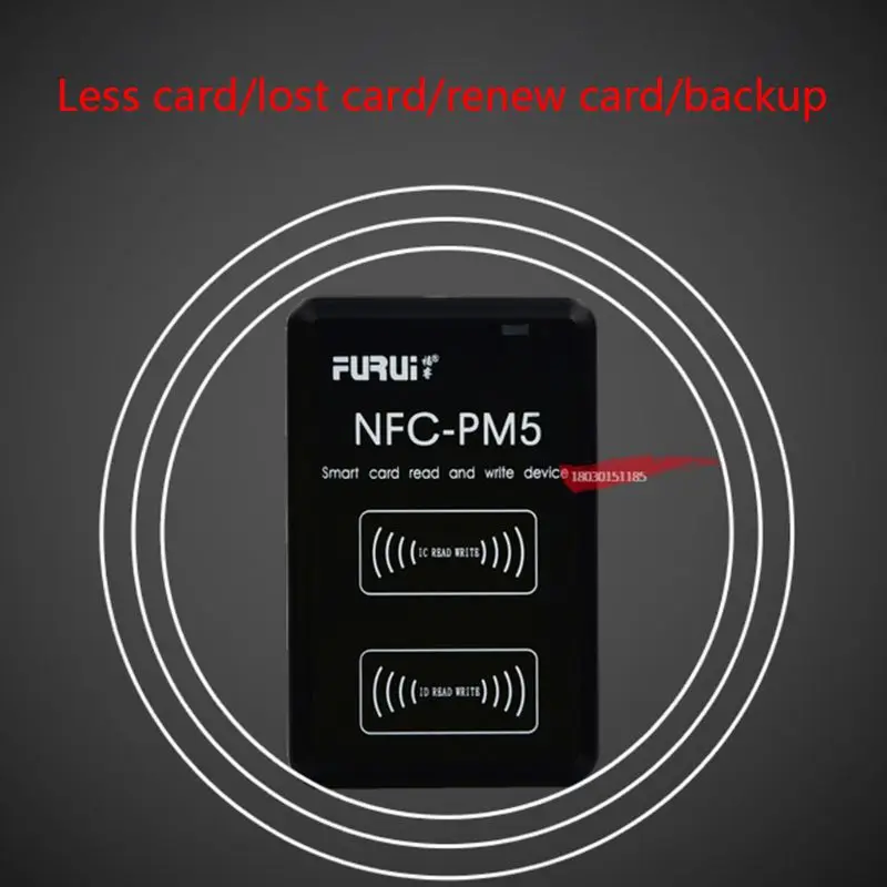 NFC-PM5 NFC Copier IC ID Reader Writer Duplicator Chinese English Version Full Decode Function Smart Cards and Tags IoT Devices
NFC-PM5 NFC Copier IC ID Reader Writer Duplicator Chinese English Version Full Decode Function Smart Cards and Tags IoT Devices