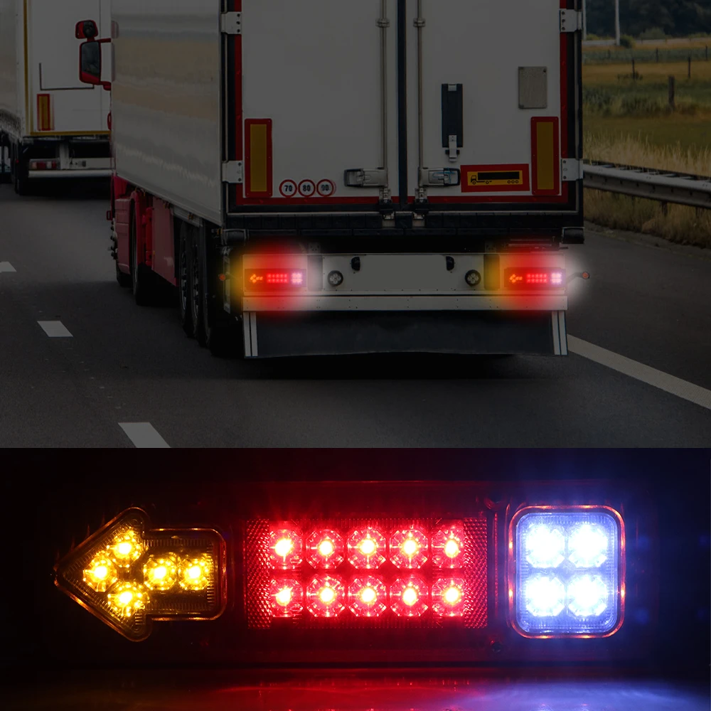 12V 24V Van Taillights Truck Turn Signal Light LED Rear Stop Brake Lamp Trailer Lorry Fog Side Marker Automotive Car Accessories
12V 24V Van Taillights Truck Turn Signal Light LED Rear Stop Brake Lamp Trailer Lorry Fog Side Marker Automotive Car Accessories