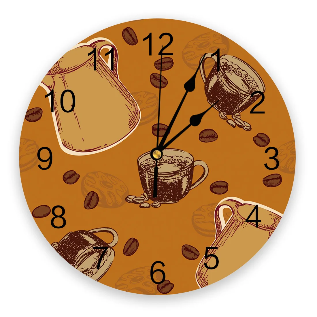 Coffee Beans Coffee Cup Brown Wall Clock Living Room Decoration Wall Watch Modern Home Decor Wall Digital Clock
Coffee Beans Coffee Cup Brown Wall Clock Living Room Decoration Wall Watch Modern Home Decor Wall Digital Clock