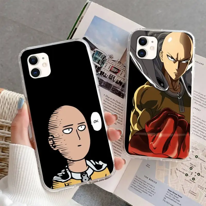 One Punch Man Phone Case For iphone 5s 6 7 8 11 12 plus xsmax xr pro mini se soft Transparent Cover Fundas Coque
One Punch Man Phone Case For iphone 5s 6 7 8 11 12 plus xsmax xr pro mini se soft Transparent Cover Fundas Coque