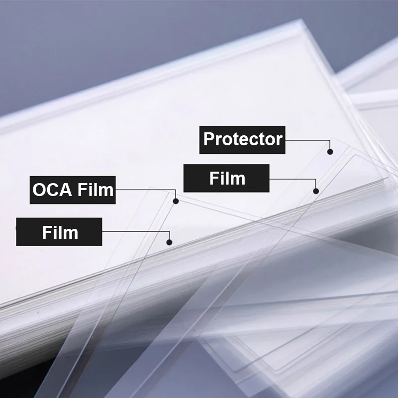 Универсальная клеевая пленка OCA 4 7 мкм 50 шт. дюйма 5 8 6 2 9 12 фотоэлемент ЖК-экрана
